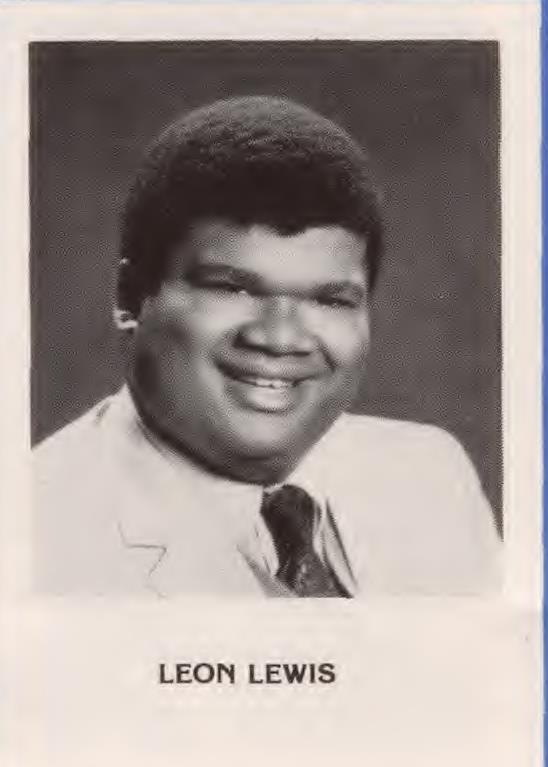 Leon Lewis archive portrait from 1983